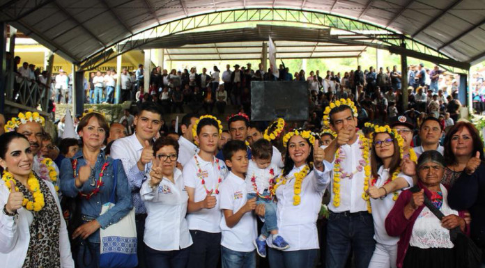 EL CANDIDATO A LA PRESIDENCIA DE HUAUCHINANGO ISAAC MARTÍNEZ AMADOR INICIA CAMPAÑA EN AHUACATLÁN