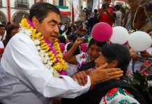 EN TETELA DE OCAMPO, PROGRAMA ESTATAL DE REHABILITACIÓN EN CARRETERAS DE LAS SIERRAS DE PUEBLA, ANUNCIA MIGUEL BARBOSA