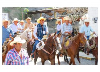 MIGUELA ÁNGEL MORALES MORALESPARTICIPÓ EN LA TRADICIONAL CABALGATA EN HONOR AL SANTO PATRONO SAN ANDRÉS APOSTOL DE CHICONTLA, JOPALA.