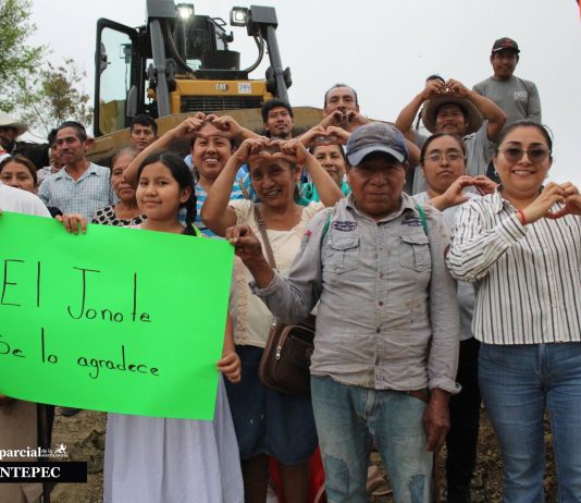 Inician trabajos para la construcción del camino de acceso a El Jonote en Pantepec