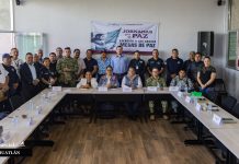 Refuerzan coordinación en materia de seguridad durante mesa regional en Pahuatlán